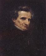 Portrait of Hector Berlioz Gustave Courbet